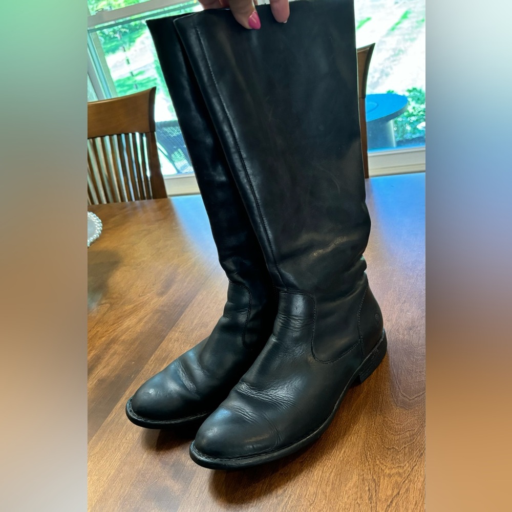 Born Wide Calf Leather Boots